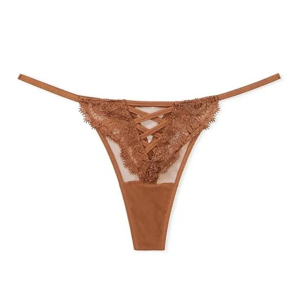 Victoria’s Secret Boho Embroidery Thong Pantie Large - Picture 3 of 3